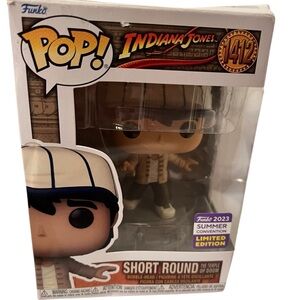 Funko Pop Short Round #1412 Indiana Jones The Temple of Doom Limited Edition
